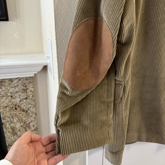 VINTAGE 70’s Orvis Safari Blazer Men’s Zambezi Corduroy Leather Patch Notch 40S - Picture 6 of 10